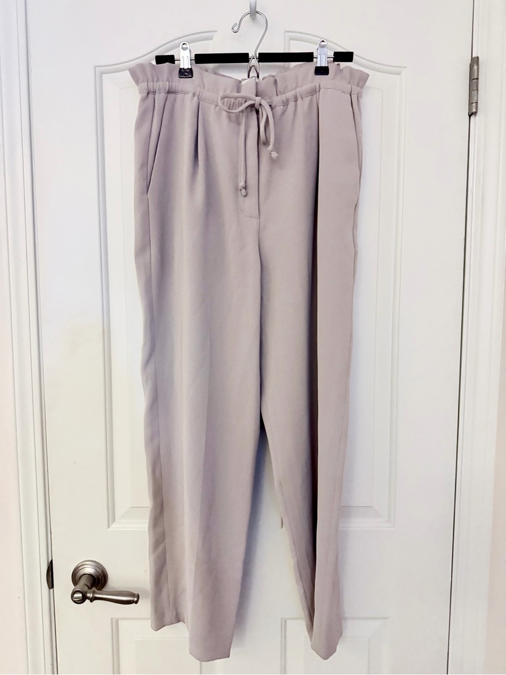 Wilfred Beige Drapey Dress Pant Size Large
